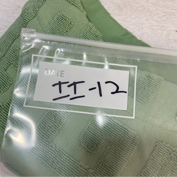 Lucy Folk Meandros Boxy Tee Agave Green Terry S Cropped - Picture 10 of 10